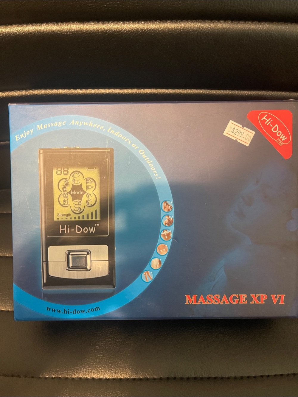 Massage XP VI Portable Massager - Black